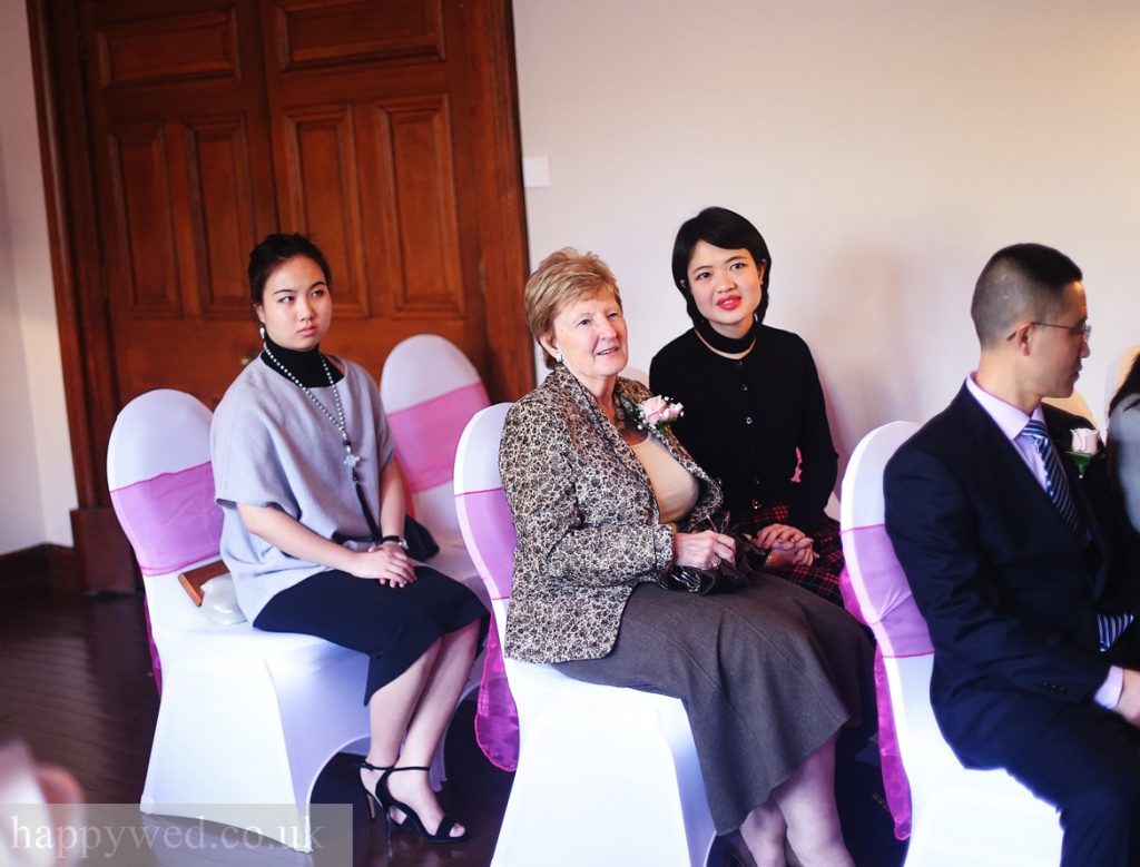 wedding registration ceremony at manor parc hotel Cardiff
