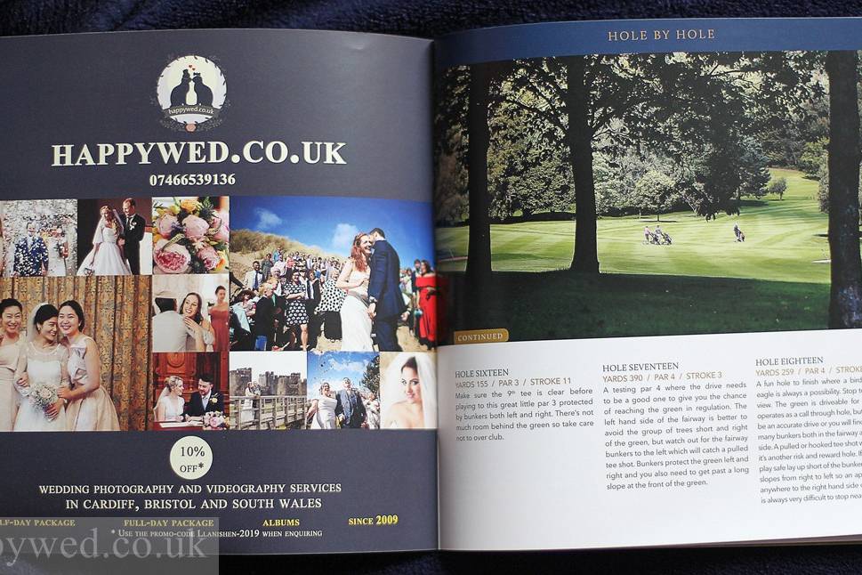llanishen golf club annual brochure photographs
