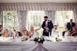 wedding breakfast at Norton House swansea photos