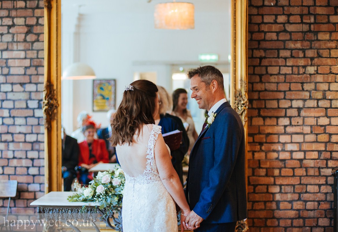 marriage ceremony at the Square Club Bristol