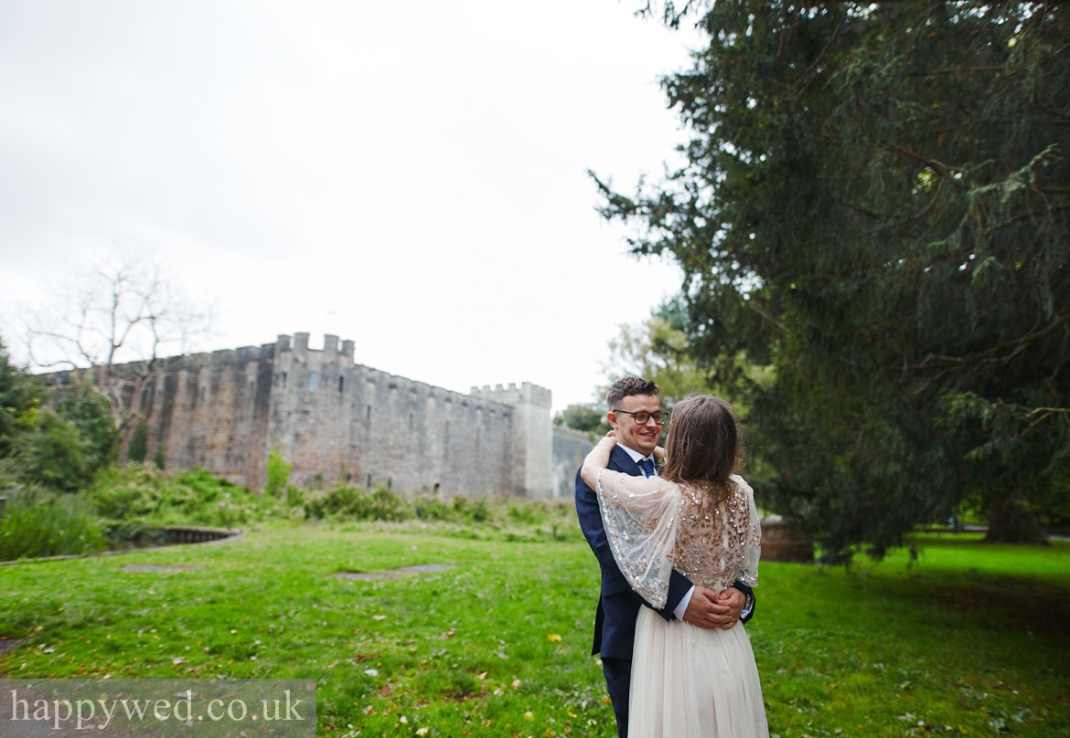 wedding photography Cardiff Bute park and Castle