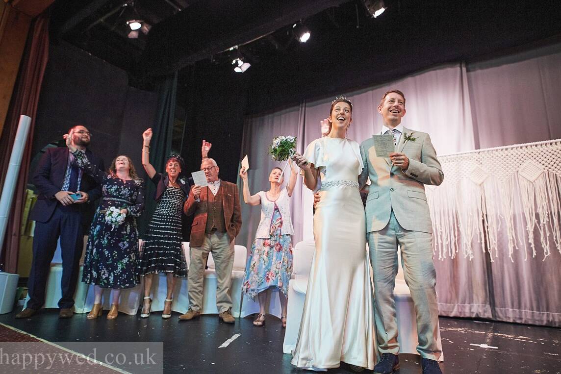 Wedding photography at Clevedon Community Centre