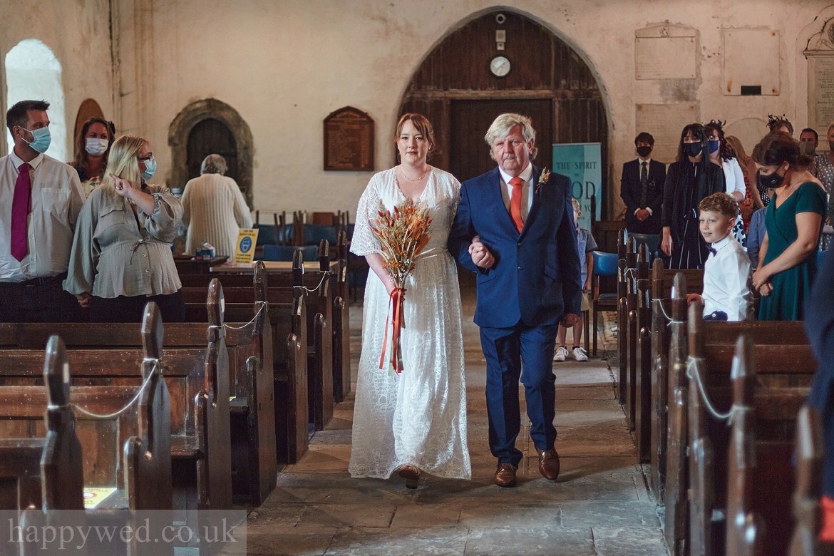 St Ilan Church Eglwysilan wedding