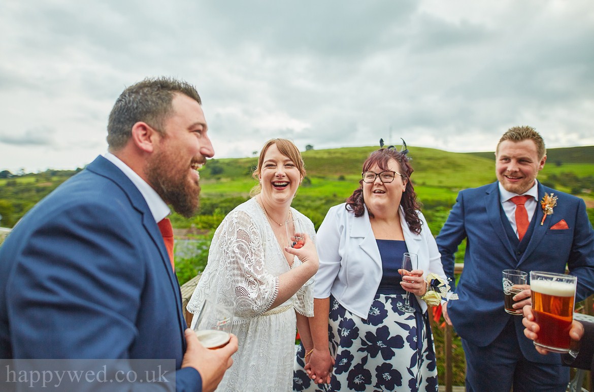 documentary wedding photographer in the South Wales area