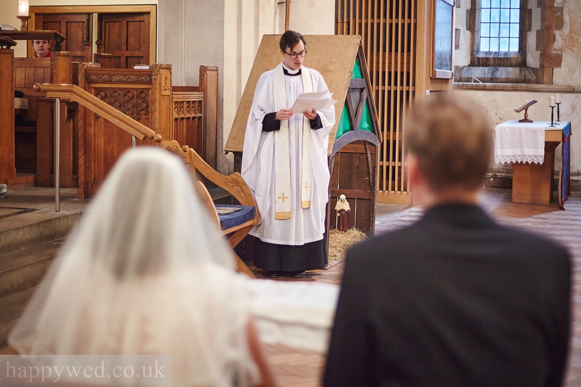 St Mary Church Swansea wedding ceremony