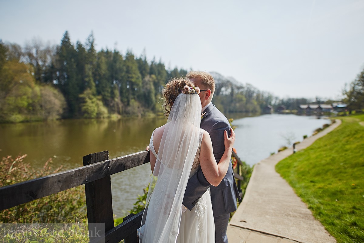 Canada lodge and lake wedding photography