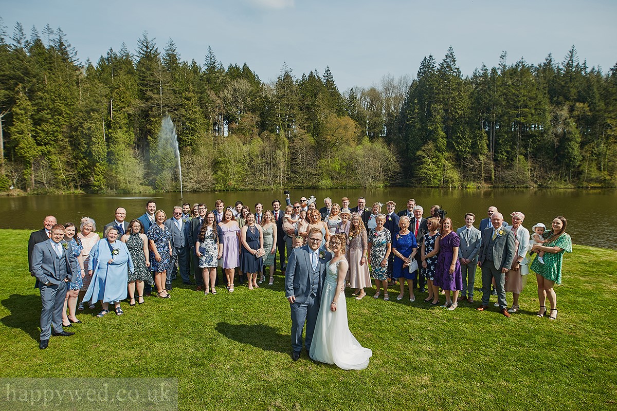 Canada lodge and lake wedding photography Cardiff