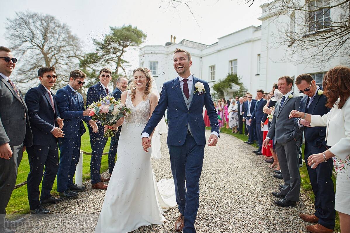 colourful Tall John's house wedding photography