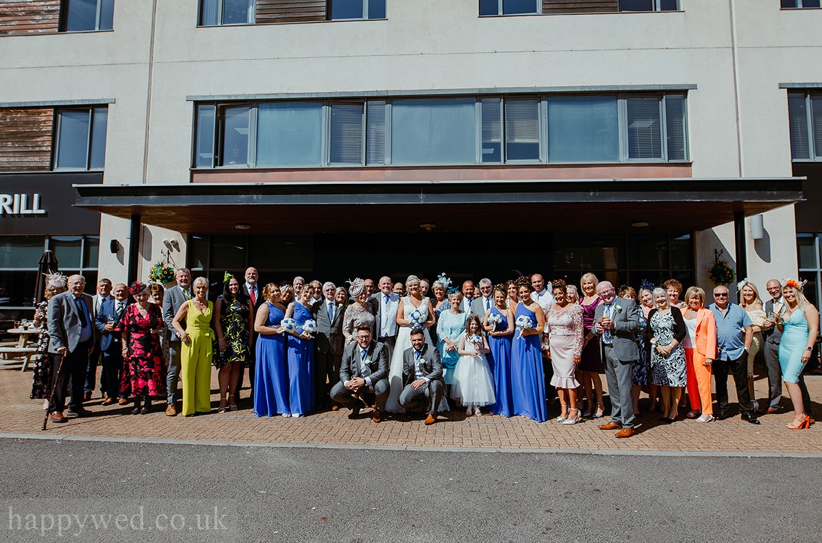 Village Hotel Swansea wedding photographer