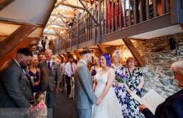 the ceremony at the JailHouse Llechwen hall hotel
