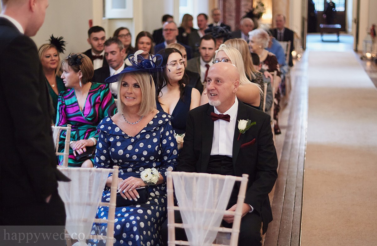 wedding day at Clearwell Castle