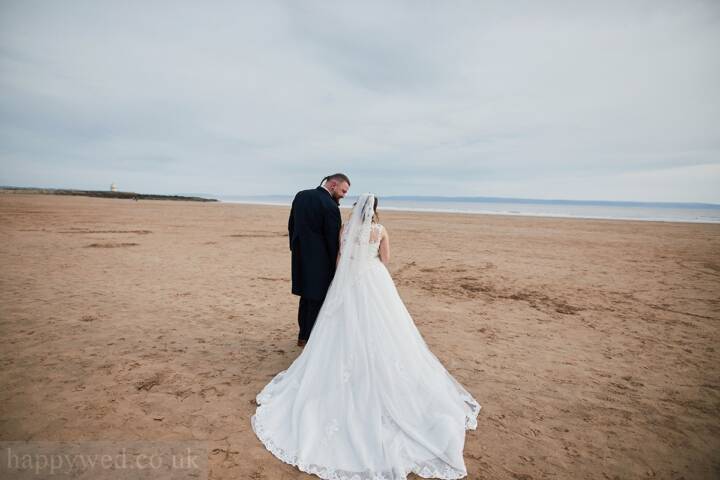 Porthcawl beach Wedding photos