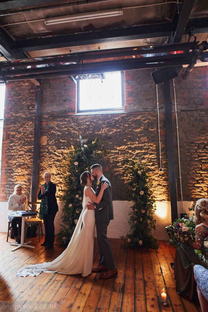 wedding photographer Paintworks Event Space