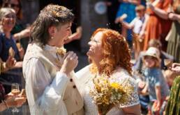 Great House hotel outdoors wedding ceremony