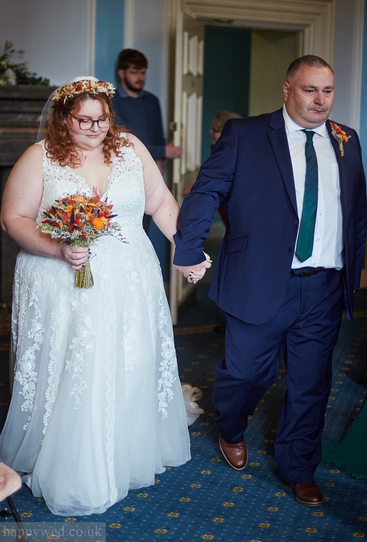 wedding ceremony at City Hall in Cardiff