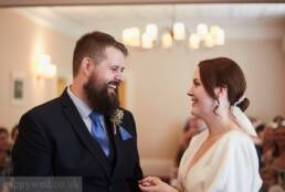 Wedding ceremony at Mansion house Newport