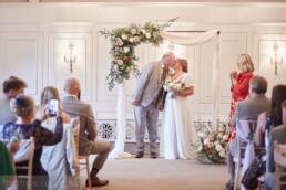 got married at Coed-Y-Mwstwr Hotel in Bridgend