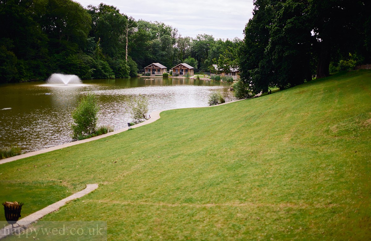 Canada lodge and lake