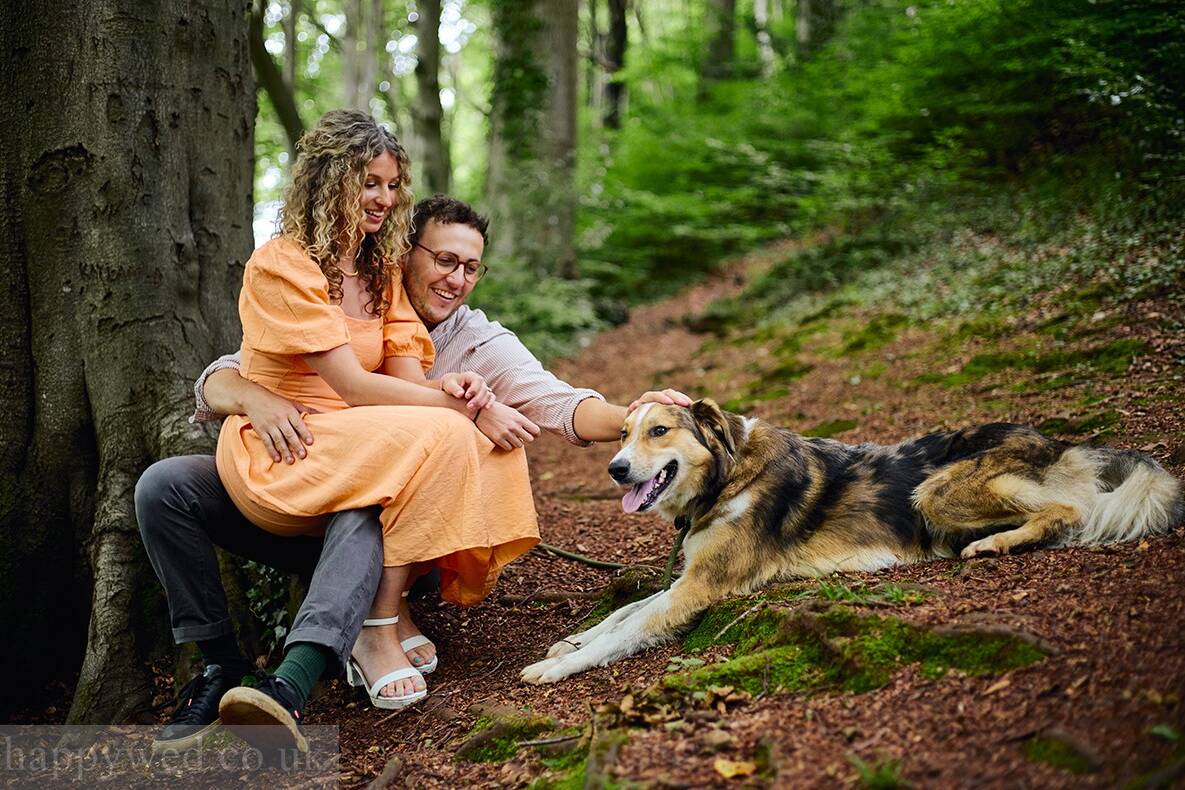 Castle Coch engagement photography Cardiff