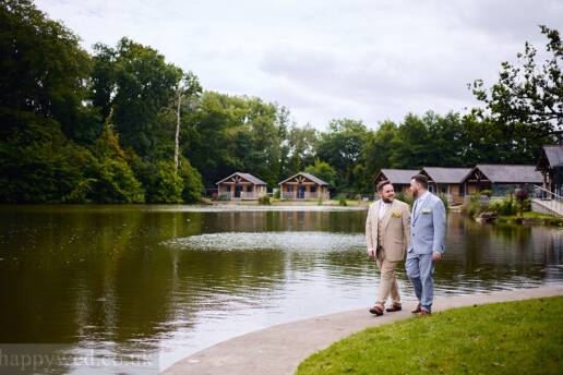 Canada lodge and lake wedding Cardiff