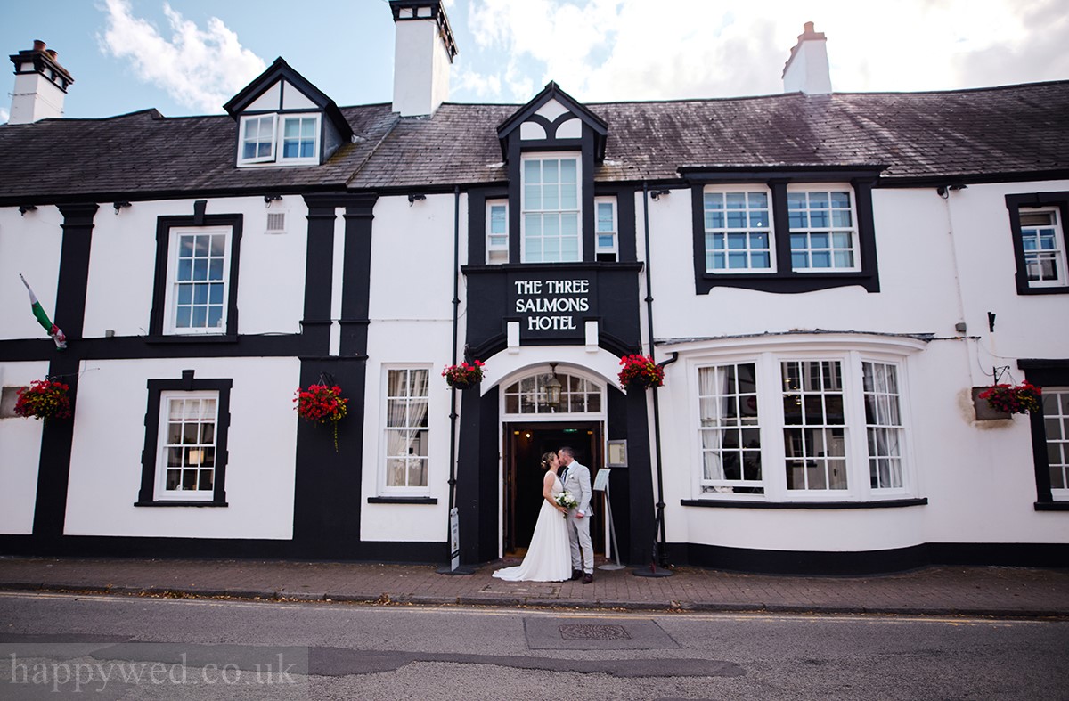 Three salmons hotel wedding photography Usk