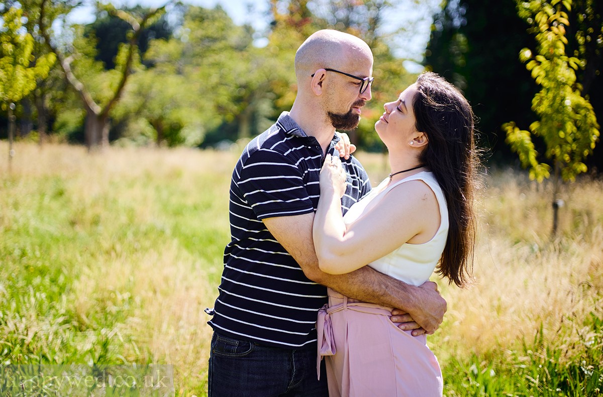Bute Park engagement photography