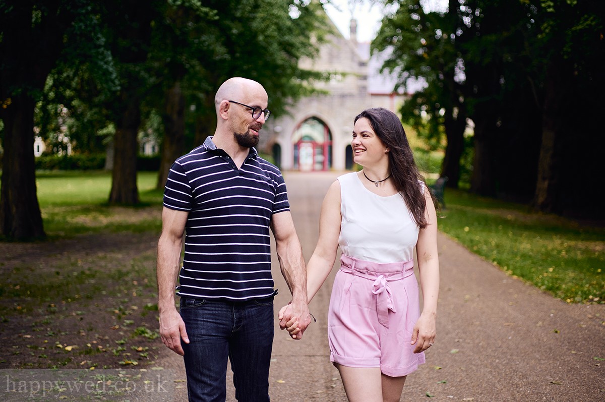 Bute Park pre-wedding photography