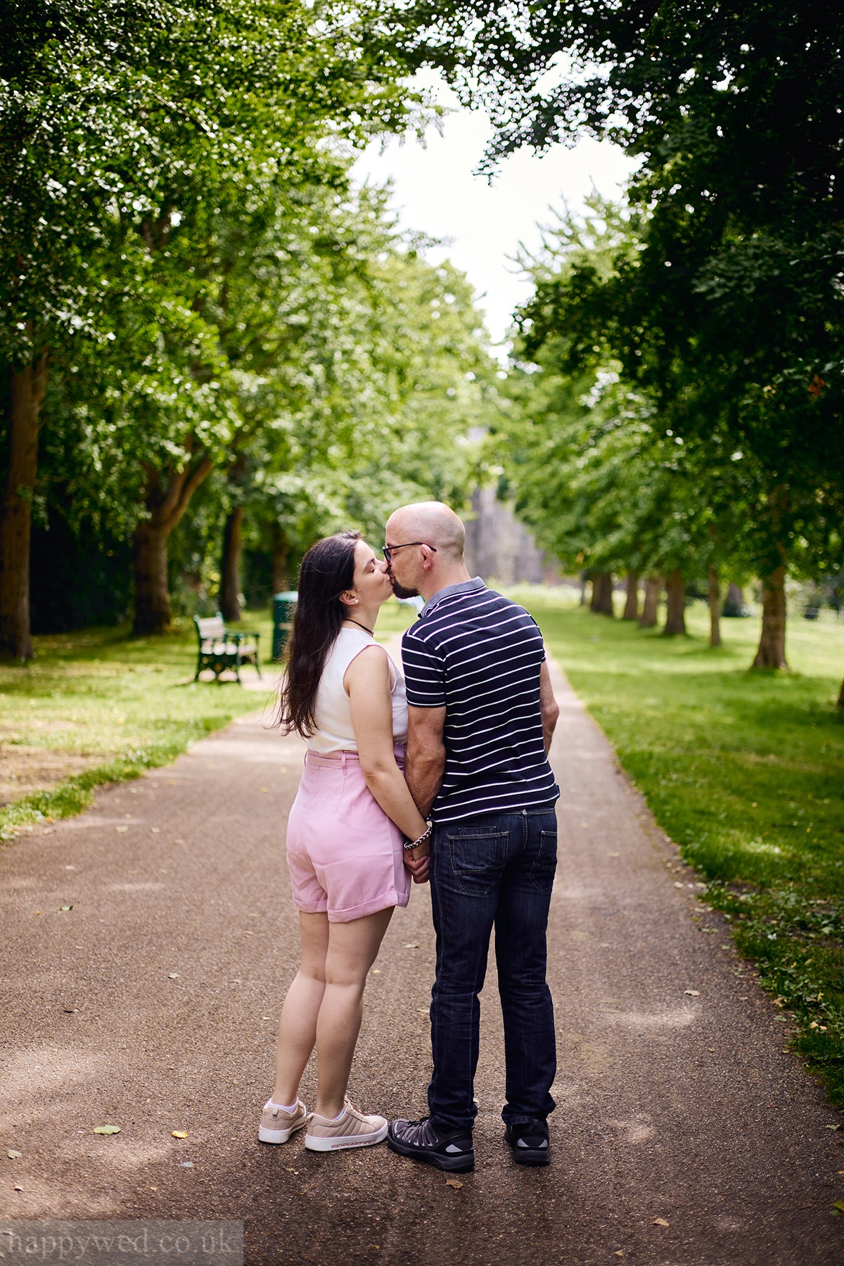 Cardiff castle and Bute Park engagement photography