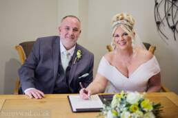 Caerphilly registry office wedding photos