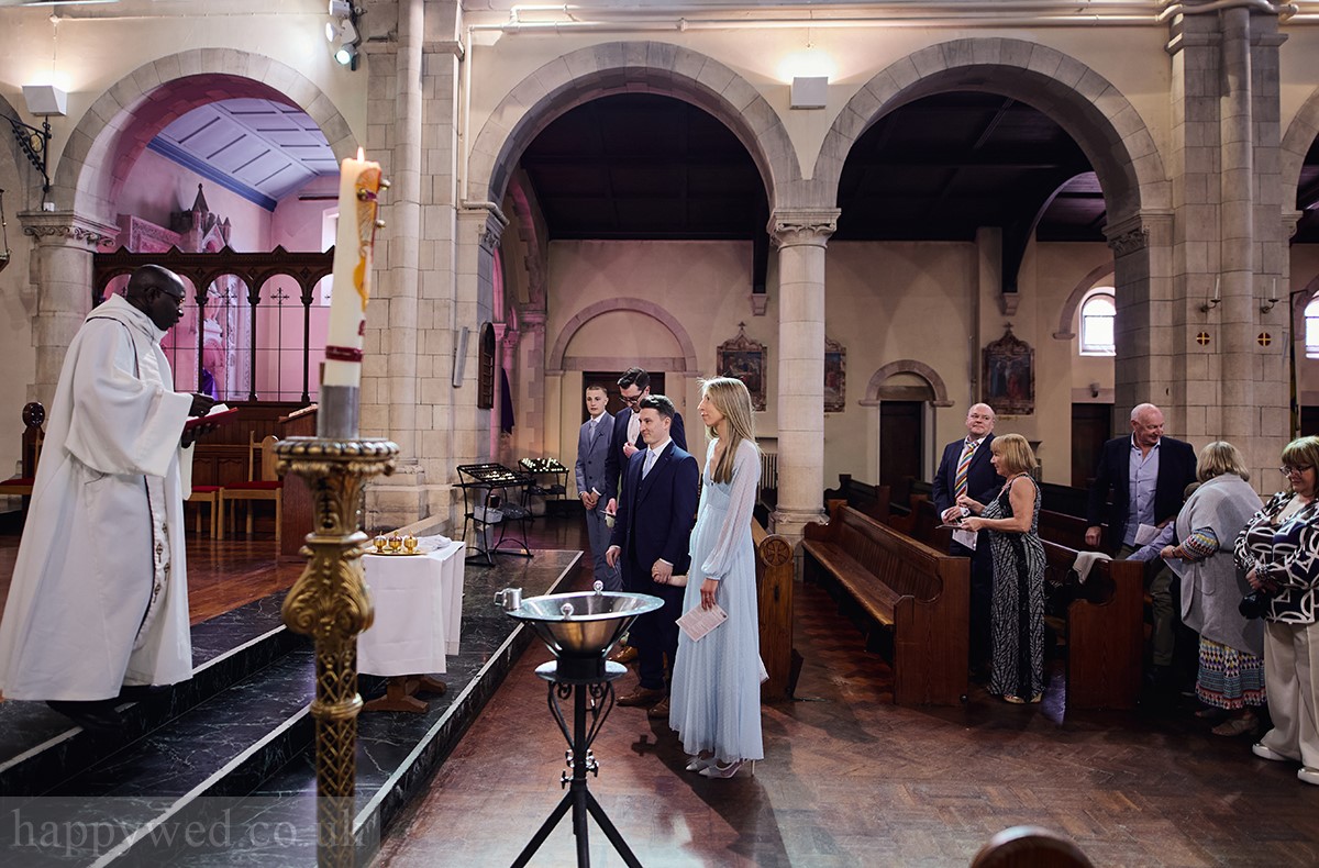Church of Saint Mary of the Angels Cardiff christening