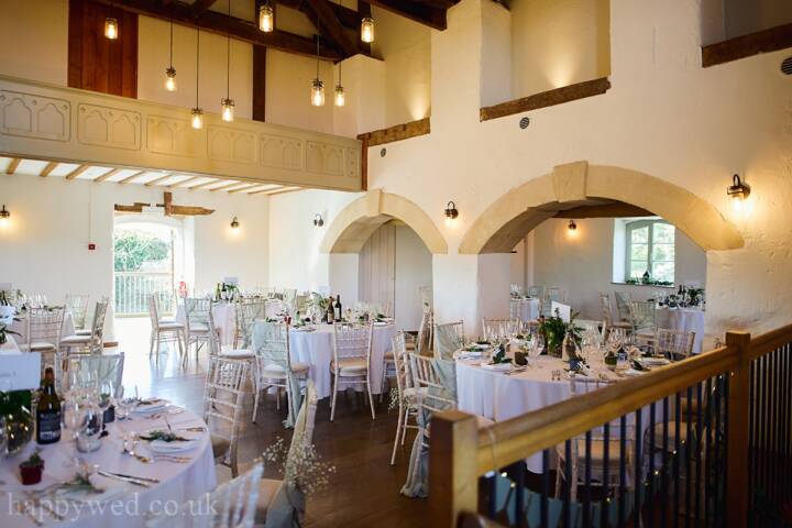wedding reception at Priston Watermill