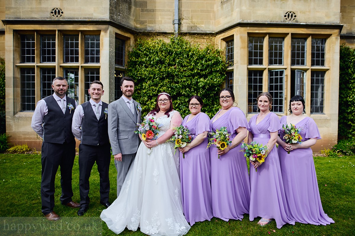 wedding at Coombe lodge