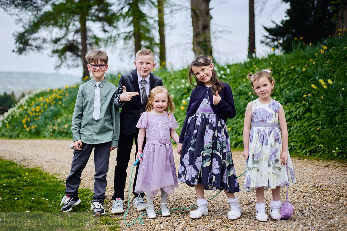 wedding at Coombe lodge