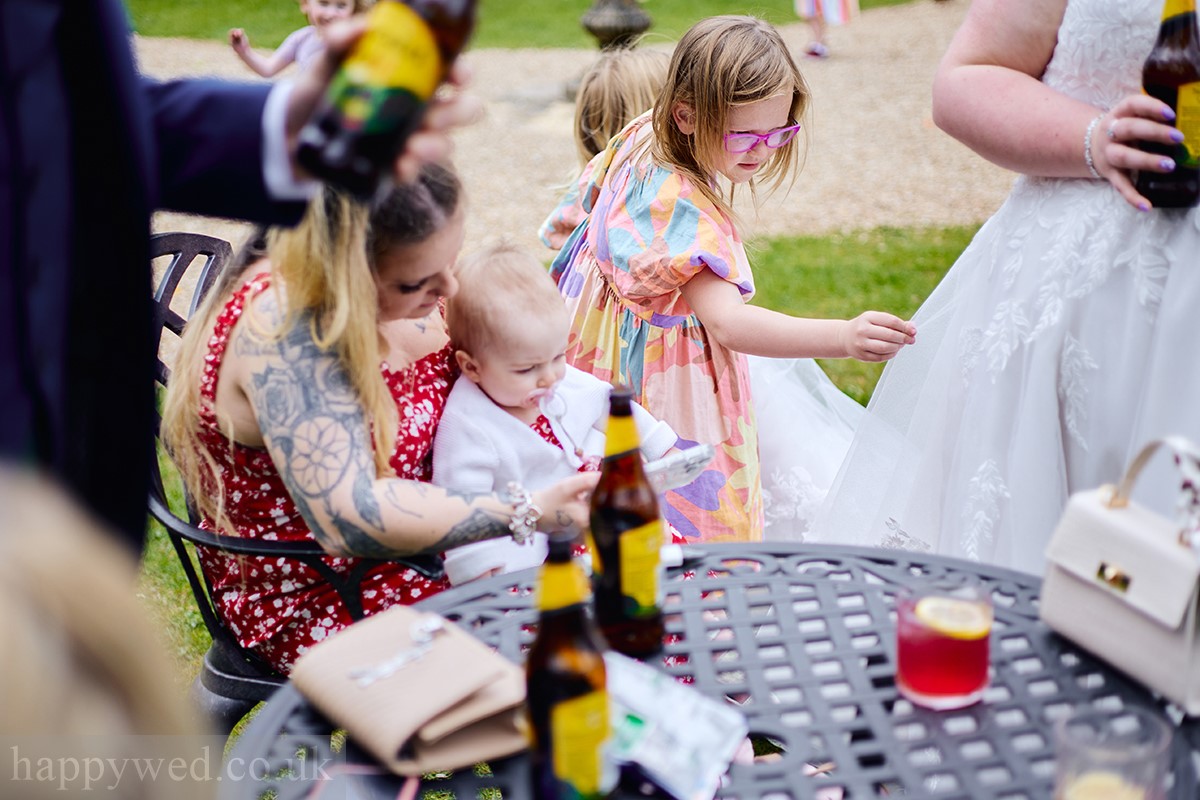 wedding at Coombe lodge