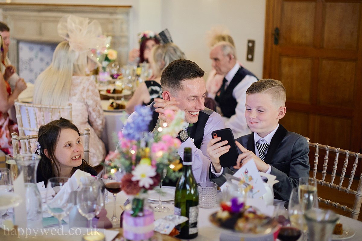 Coombe Lodge wedding breakfast