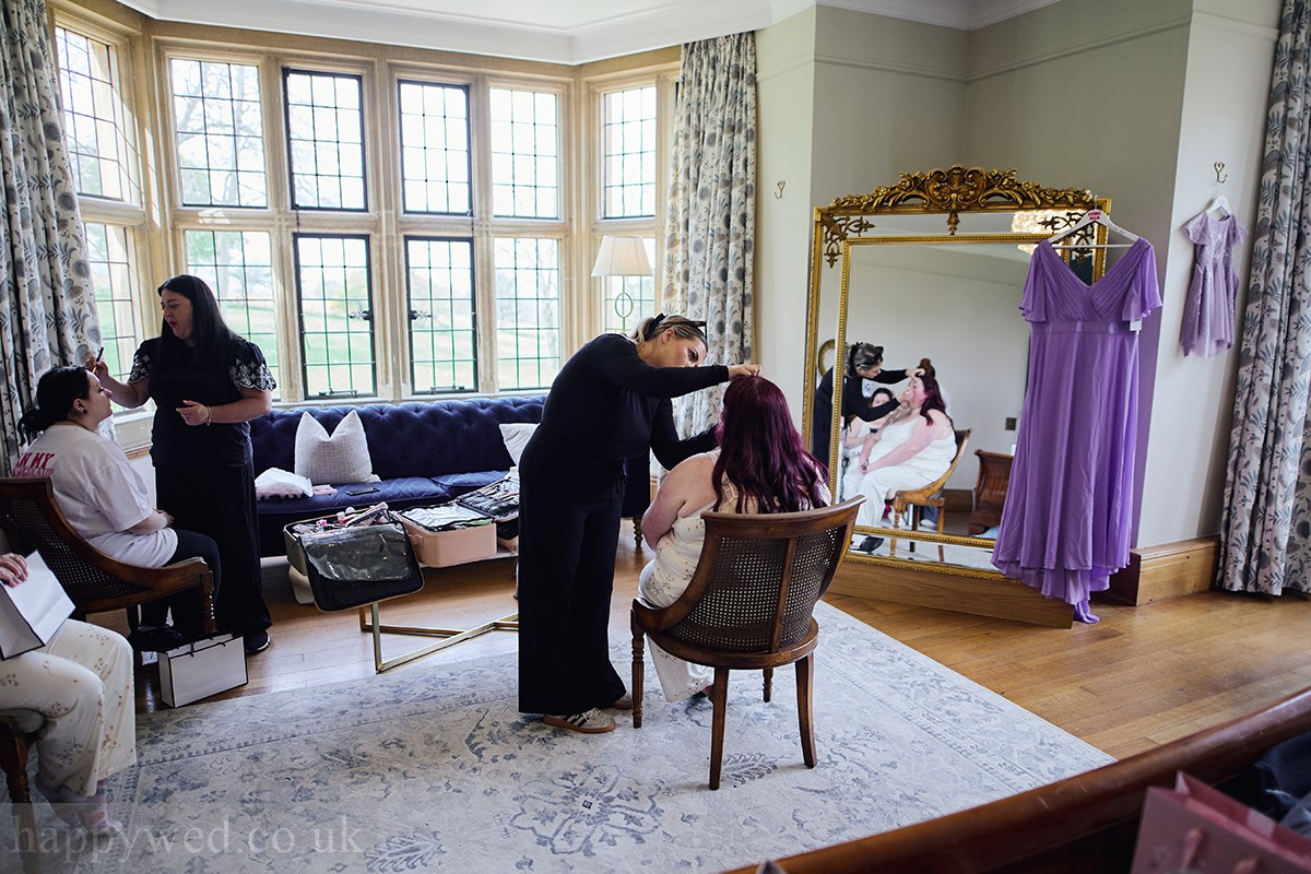 wedding I photographed at Coombe Lodge