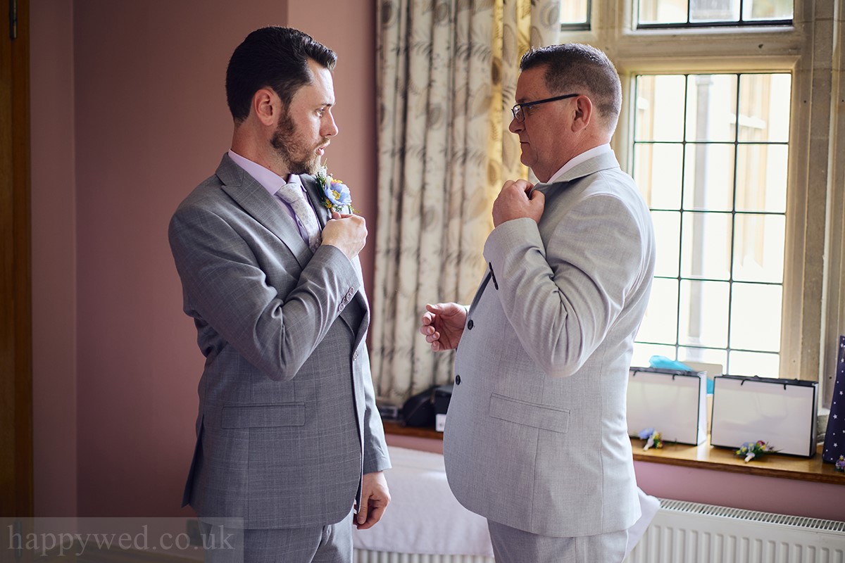 groom preparations Coombe lodge