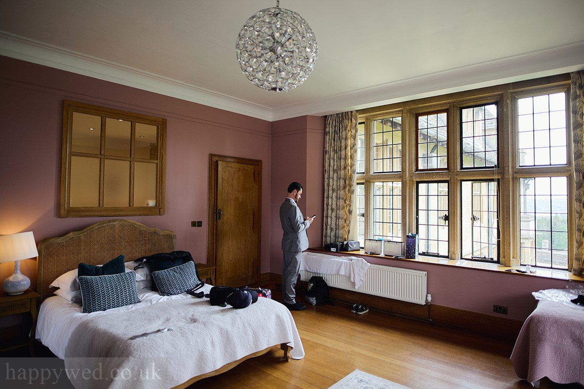 groom preparations Coombe lodge