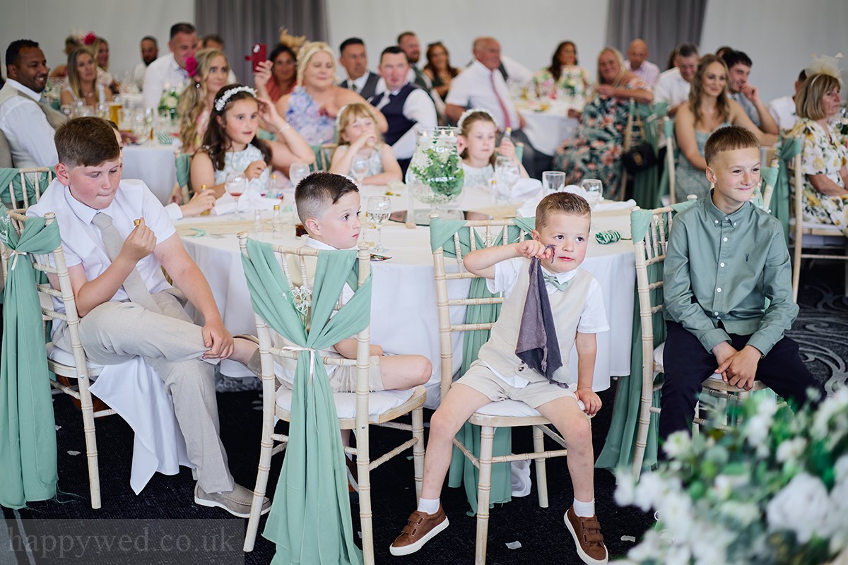 Bryn Meadows wedding breakfast