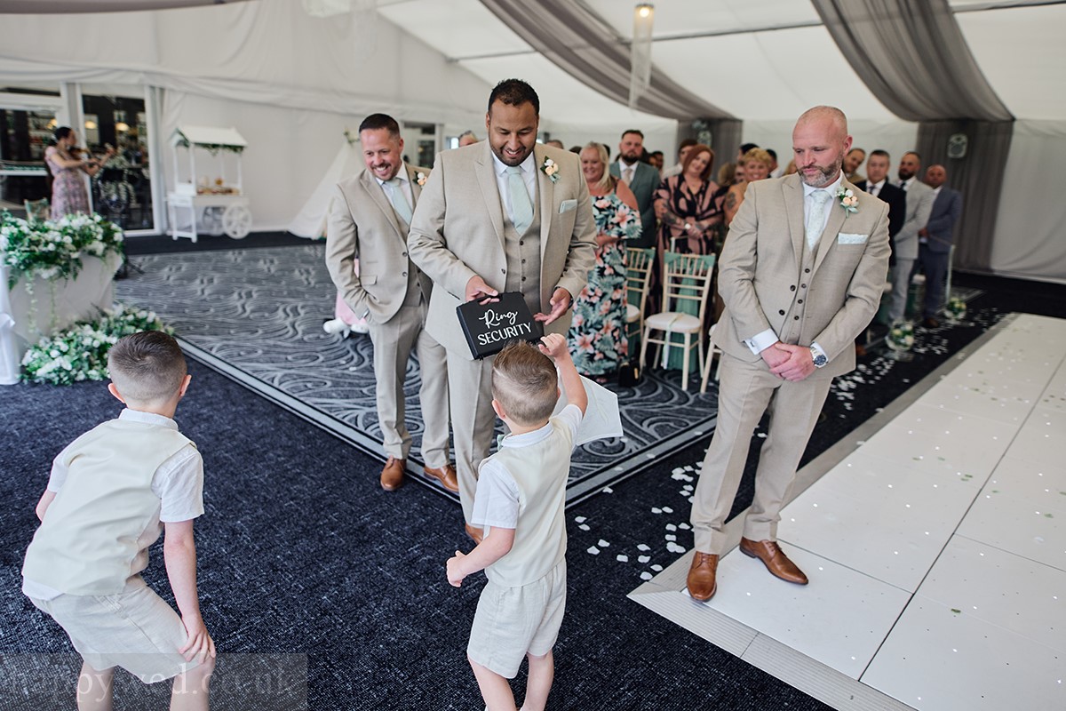 tied the knot at Bryn meadows golf club