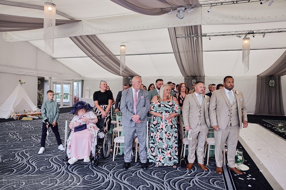 Bryn Meadows wedding marquee