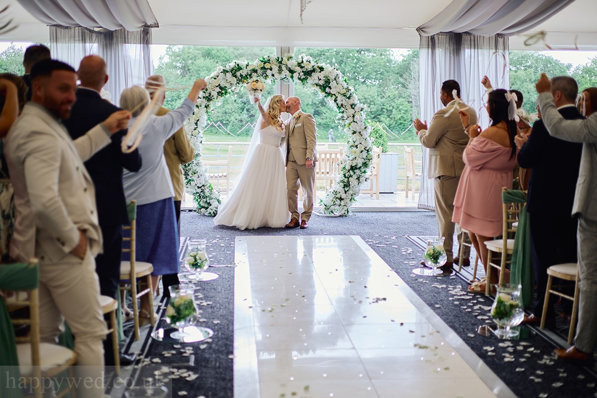 Bryn Meadows wedding marquee