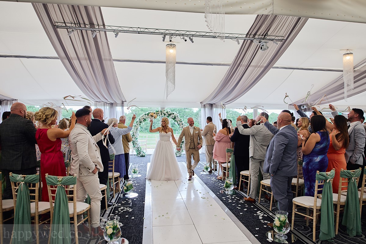 Bryn Meadows wedding marquee