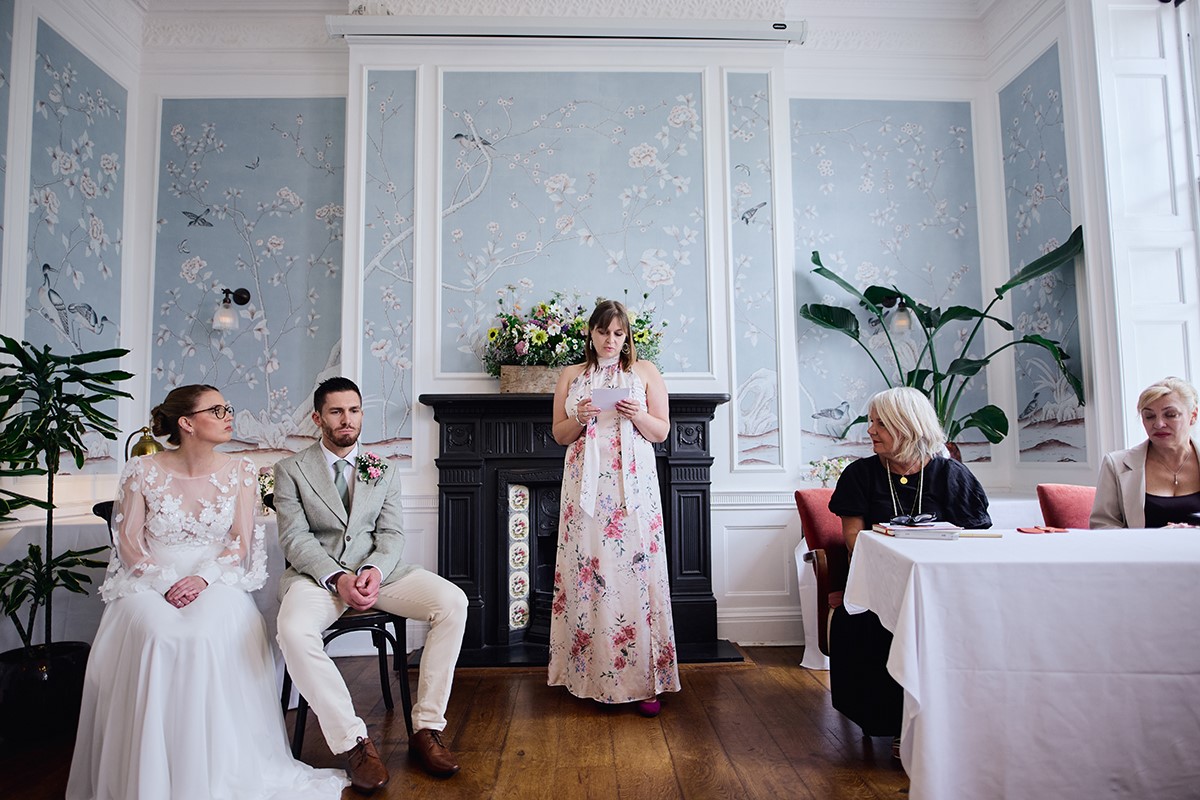 The Rodney Hotel wedding ceremony