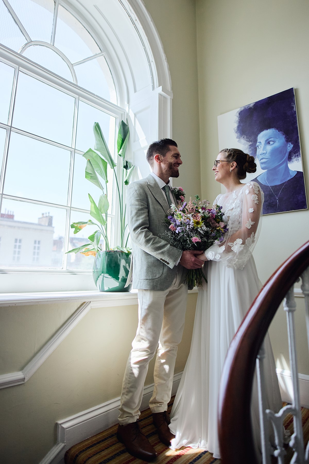 beautiful small wedding at No.4 Clifton Village