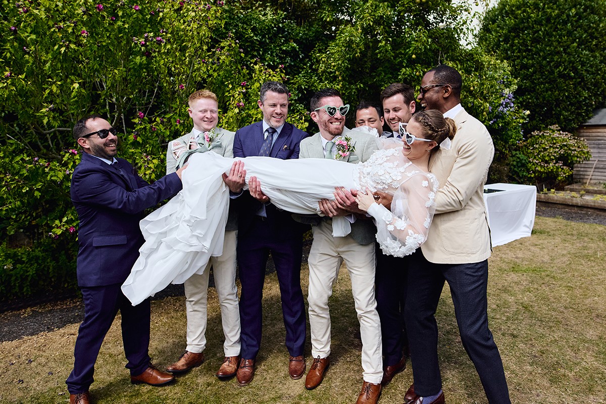 beautiful small wedding at No.4 Clifton Village