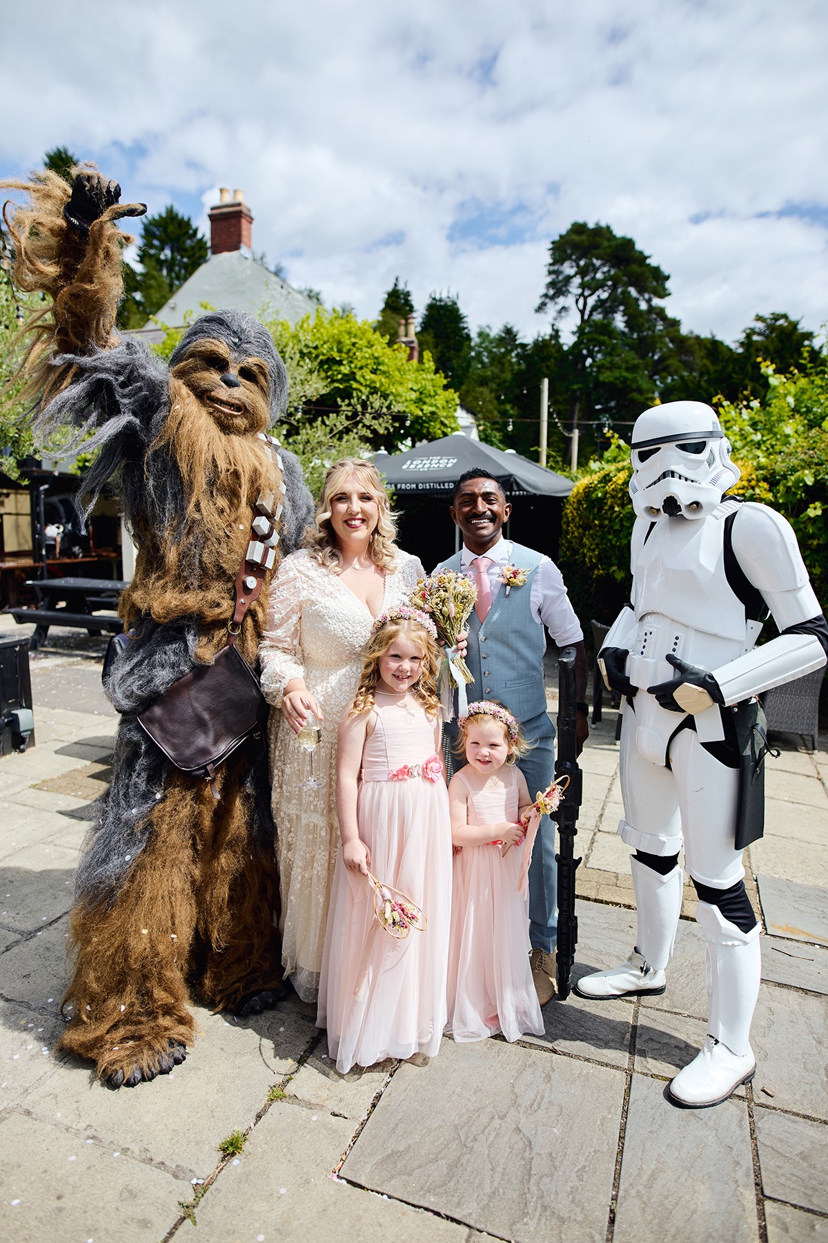 wedding day at Ty Mawr
