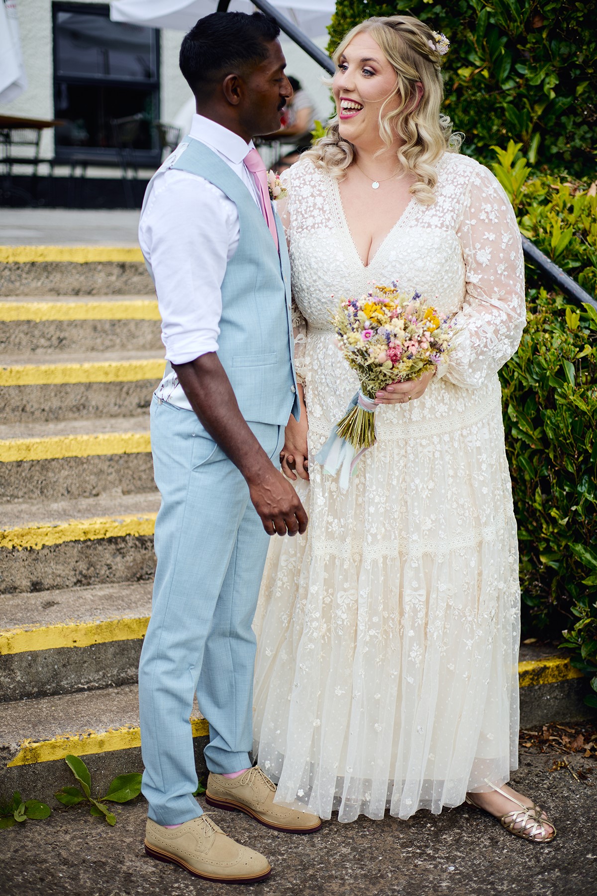 wedding day at Ty Mawr