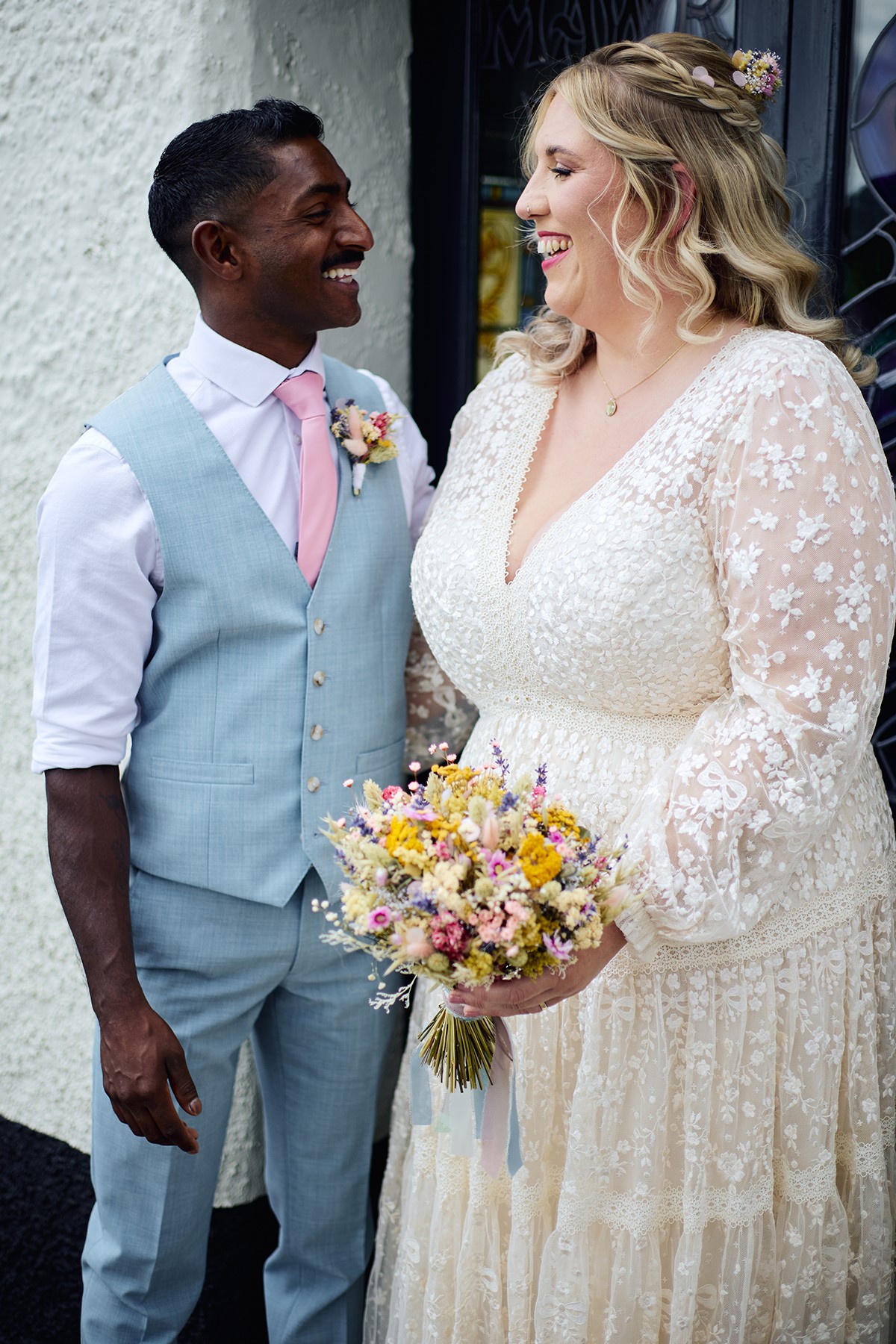 wedding day at Ty Mawr