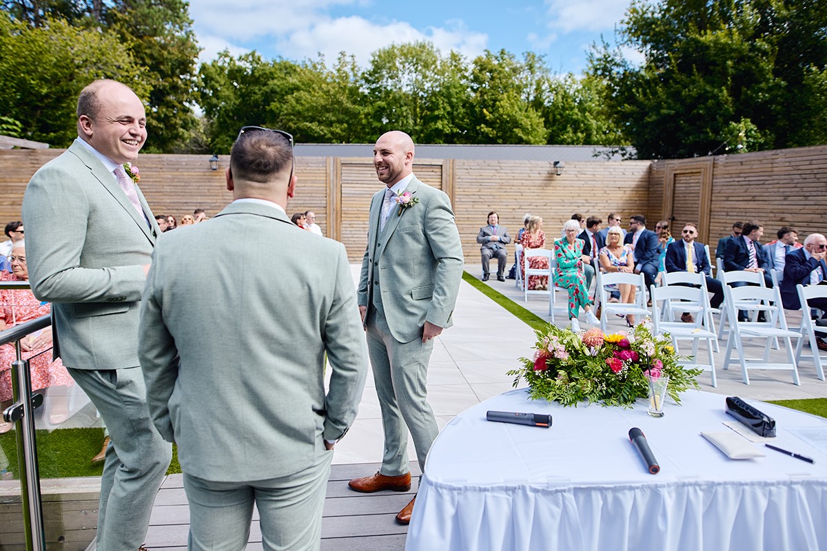 De Courceys Manor outdoors wedding